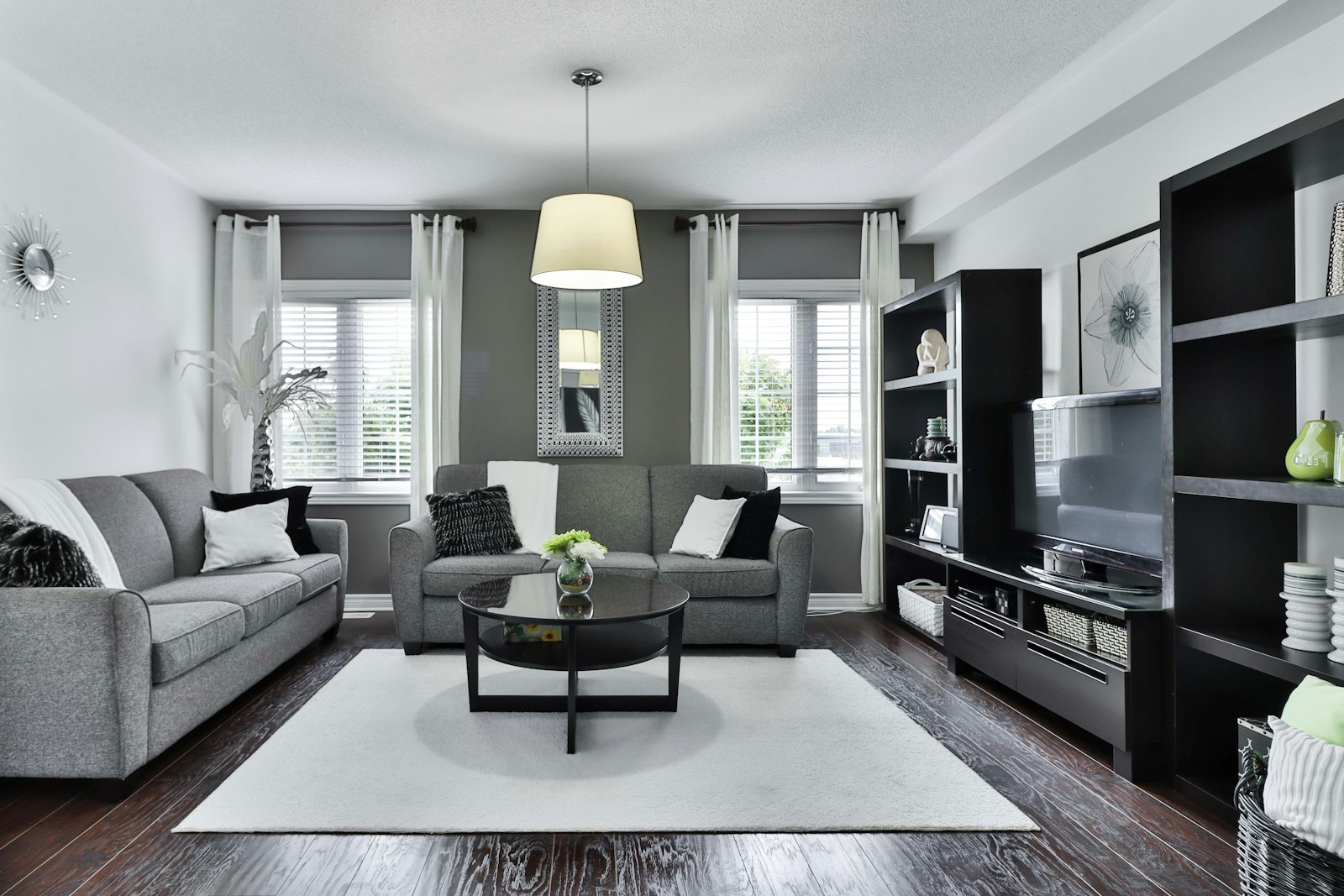 An empty room at handover, before furniture